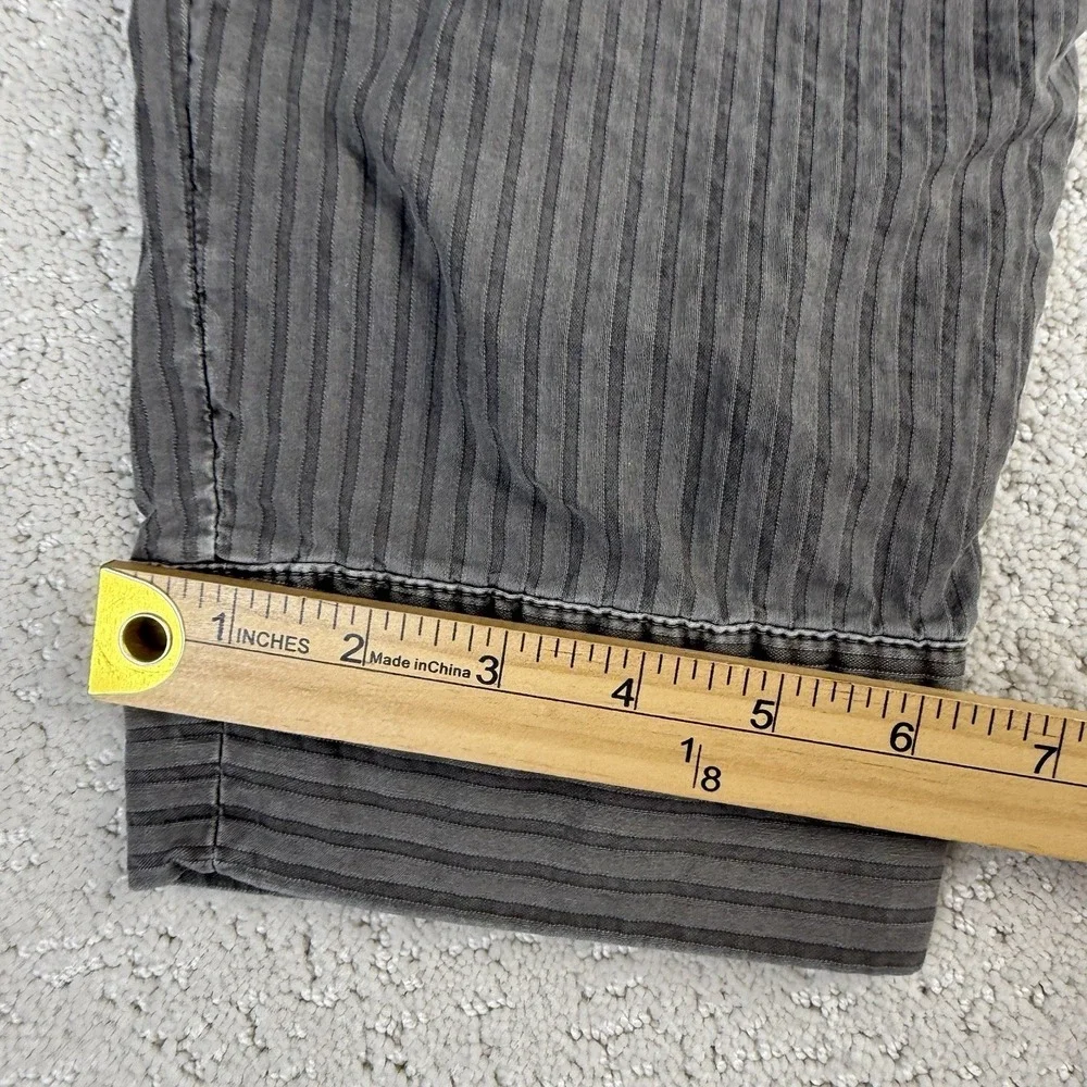 James Perse Utility Crop Jogger Pants Women (M) Olive Stripe WSSC1981 $225 - Picture 11 of 12